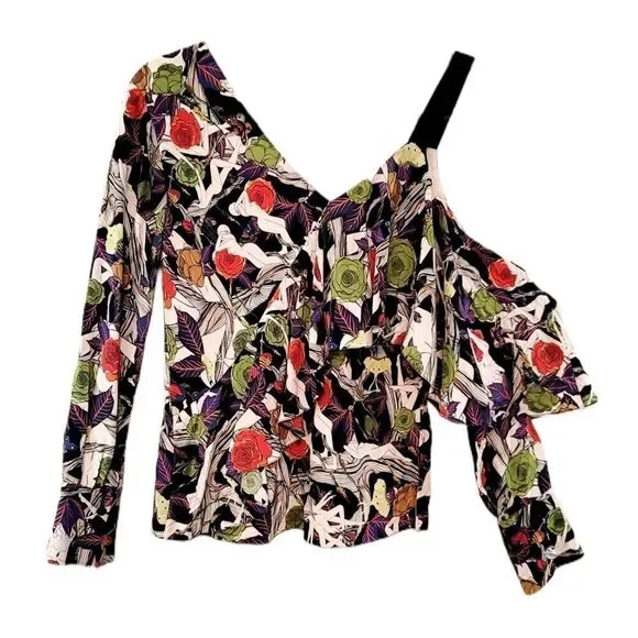 Jason Wu blouse in floral print with woman crêpe de chine | Size: 0 | - Picture 3 of 5
